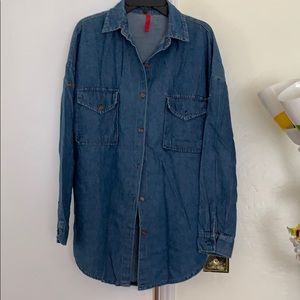 Denim chambray shirt